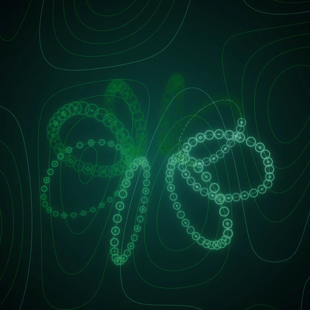 Evergreen Torus – Mandala · 220 circles · Evergreen palette · bloom, cool grade, glow generated with Espiralito